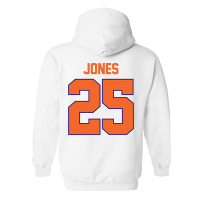 Clemson - NCAA Football : Ricardo Jones - Classic Shersey Hooded Sweatshirt-1