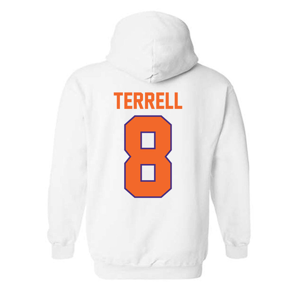 Clemson - NCAA Football : Avieon Terrell - Classic Shersey Hooded Sweatshirt-1