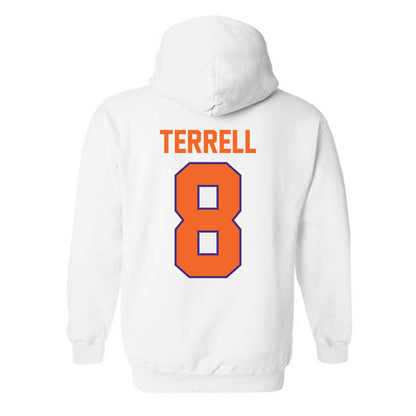 Clemson - NCAA Football : Avieon Terrell - Classic Shersey Hooded Sweatshirt-1