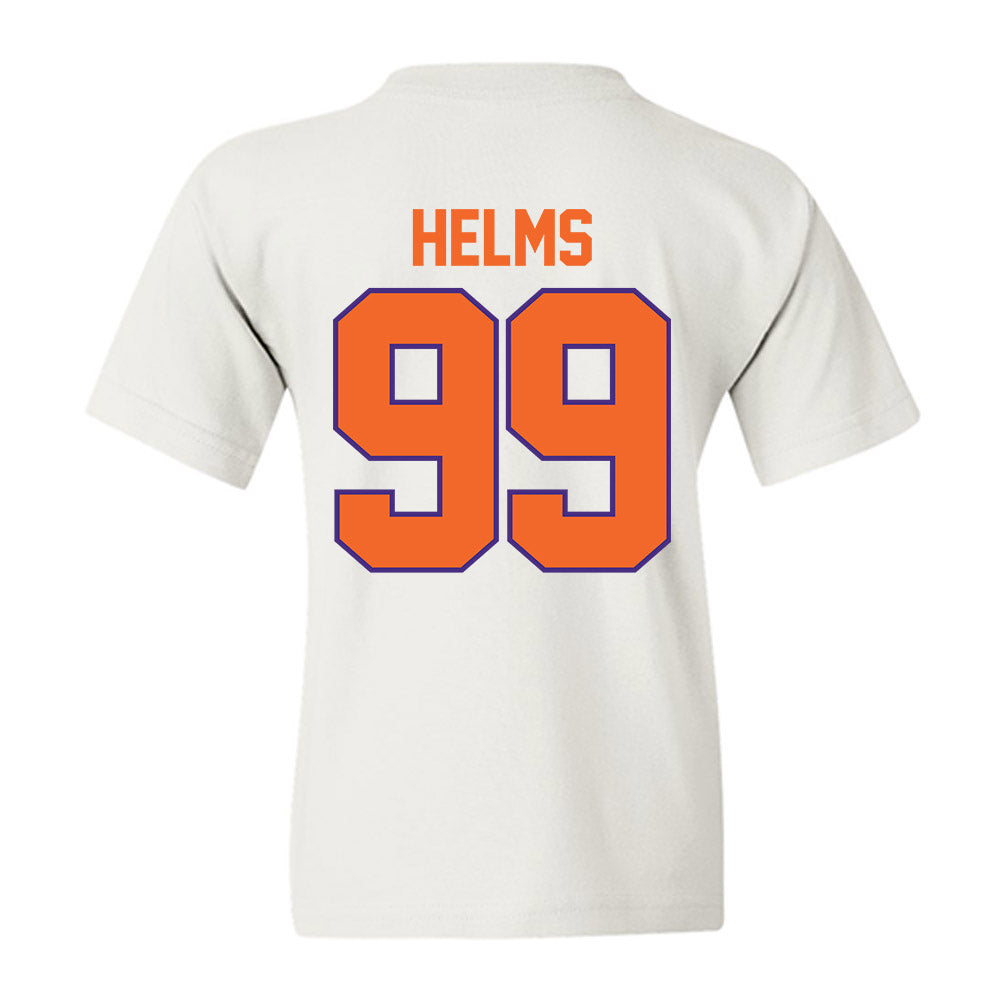 Clemson - NCAA Football : Hunter Helms - Classic Shersey Youth T-Shirt-1