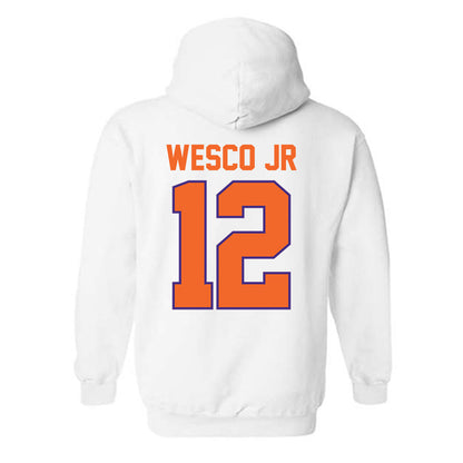 Clemson - NCAA Football : Bryant Wesco Jr - Classic Shersey Hooded Sweatshirt