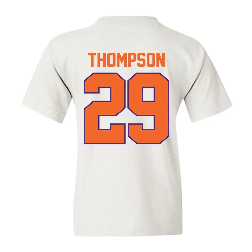 Clemson - NCAA Women's Soccer : Jordan Thompson - Classic Shersey Youth T-Shirt-1