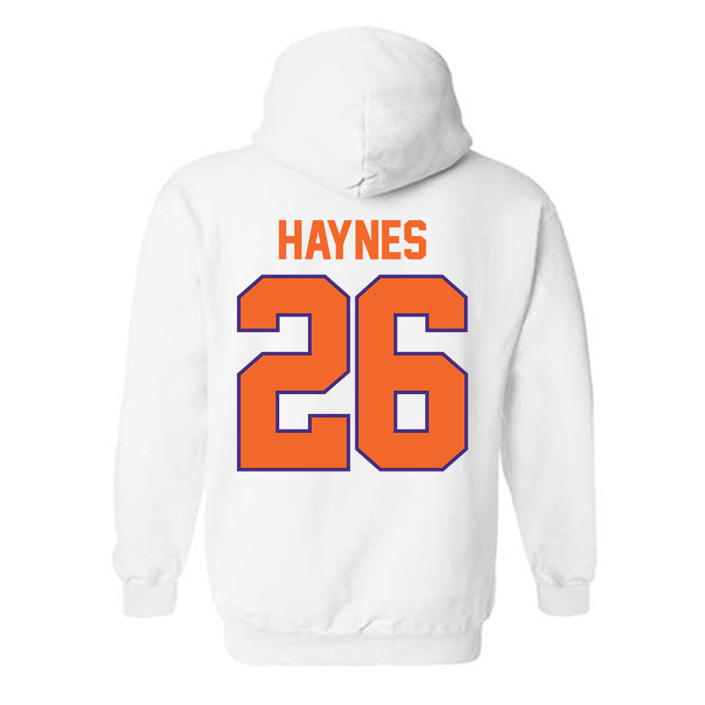 Clemson - NCAA Football : Jay Haynes - Classic Shersey Hooded Sweatshirt-1