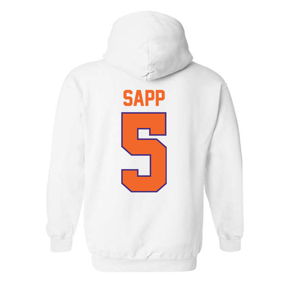 Clemson - NCAA Football : Josh Sapp - Classic Shersey Hooded Sweatshirt-1