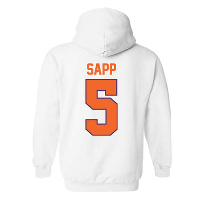 Clemson - NCAA Football : Josh Sapp - Classic Shersey Hooded Sweatshirt-1