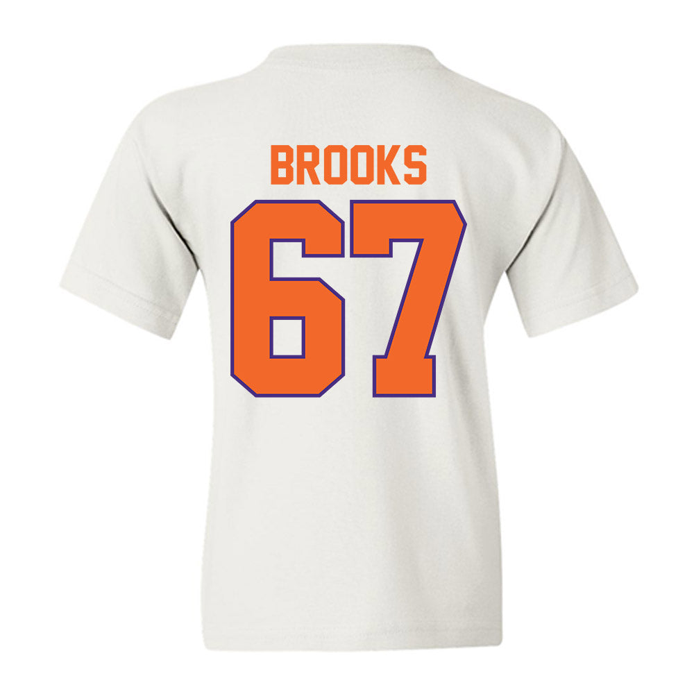 Clemson - NCAA Football : Nathan Brooks - Classic Shersey Youth T-Shirt-1