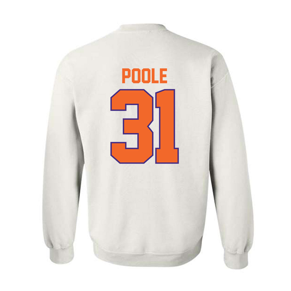 Clemson - NCAA Women's Basketball : Anya Poole - Classic Shersey Crewneck Sweatshirt-1