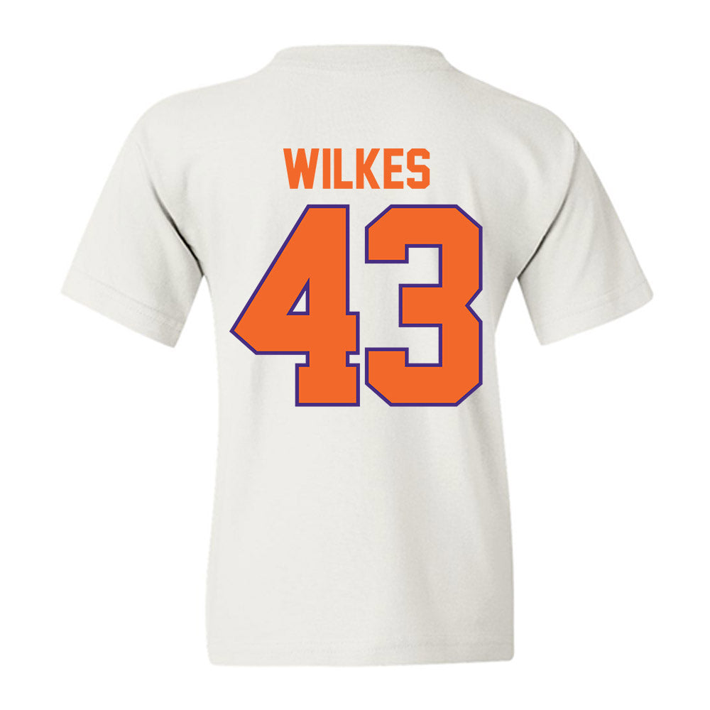 Clemson - NCAA Football : Billy Wilkes - Classic Shersey Youth T-Shirt-1