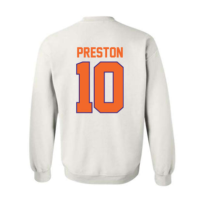 Clemson - NCAA Football : juju preston - Classic Shersey Crewneck Sweatshirt-1