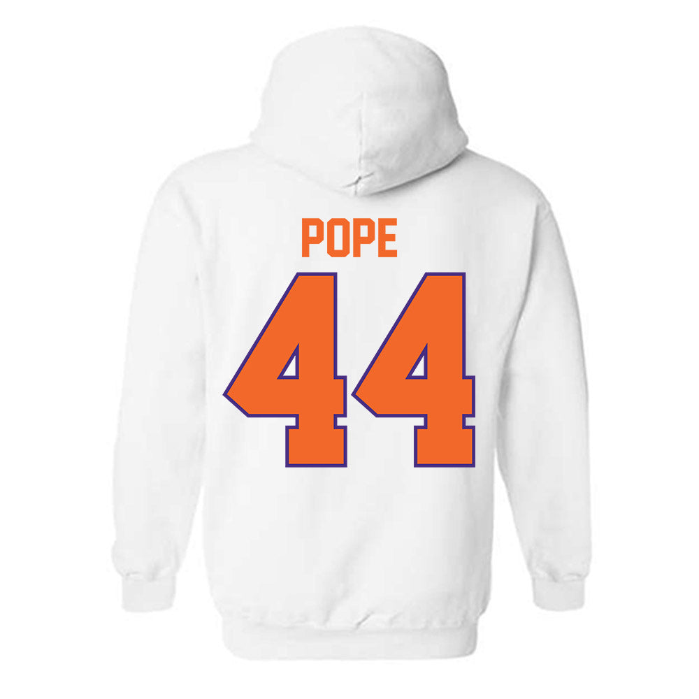 Clemson - NCAA Football : Banks Pope - Classic Shersey Hooded Sweatshirt-1
