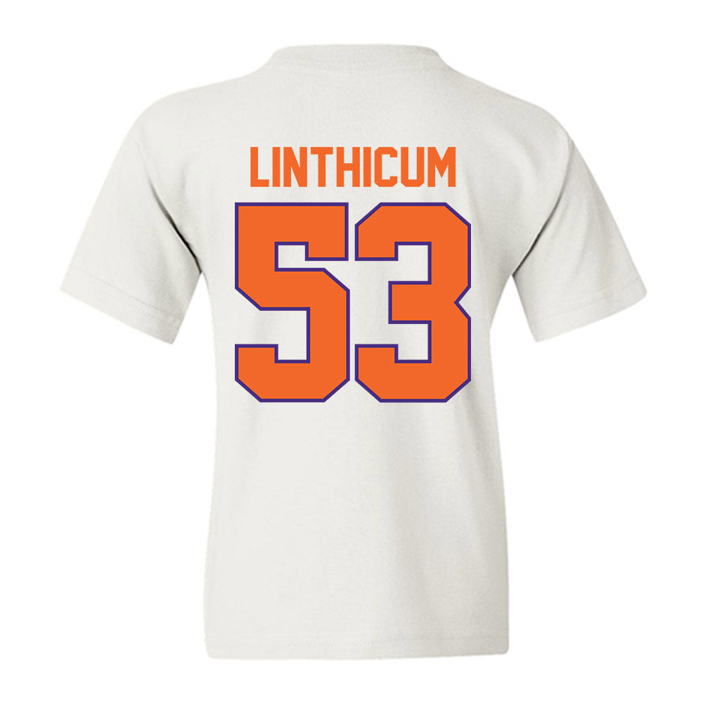 Clemson - NCAA Football : Ryan Linthicum - Classic Shersey Youth T-Shirt-1