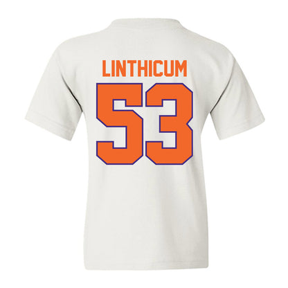 Clemson - NCAA Football : Ryan Linthicum - Classic Shersey Youth T-Shirt-1