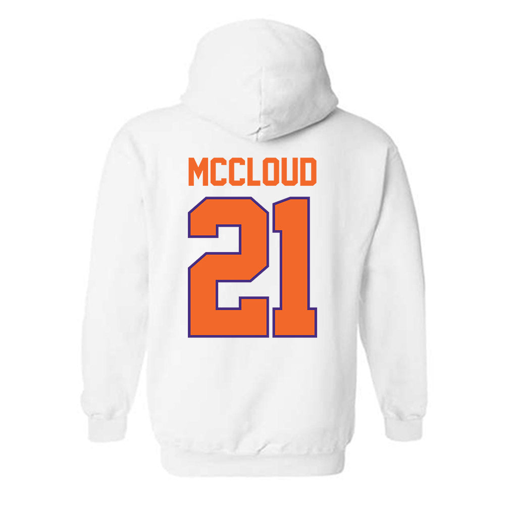 Clemson - NCAA Football : Kobe McCloud - Classic Shersey Hooded Sweatshirt-1