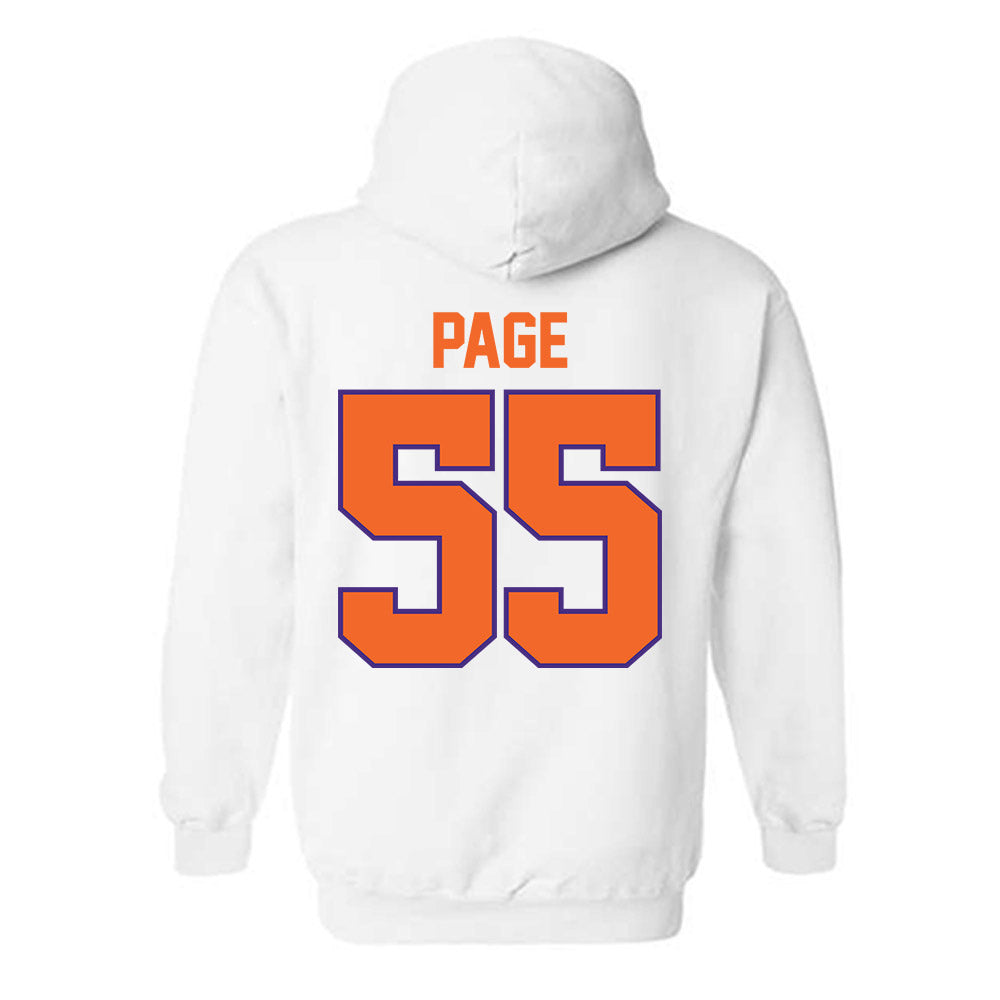 Clemson - NCAA Football : Payton Page - Classic Shersey Hooded Sweatshirt