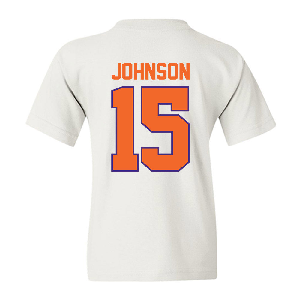 Clemson - NCAA Women's Soccer : Ella Johnson - Classic Shersey Youth T-Shirt-1
