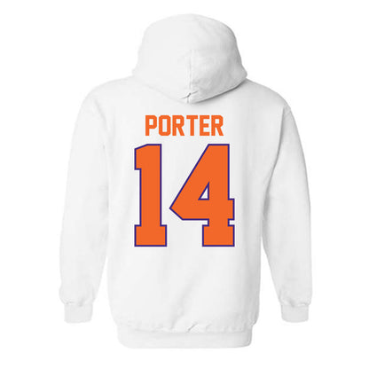 Clemson - NCAA Women's Basketball : Addie Porter - Classic Shersey Hooded Sweatshirt-1