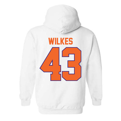 Clemson - NCAA Football : Billy Wilkes - Classic Shersey Hooded Sweatshirt-1