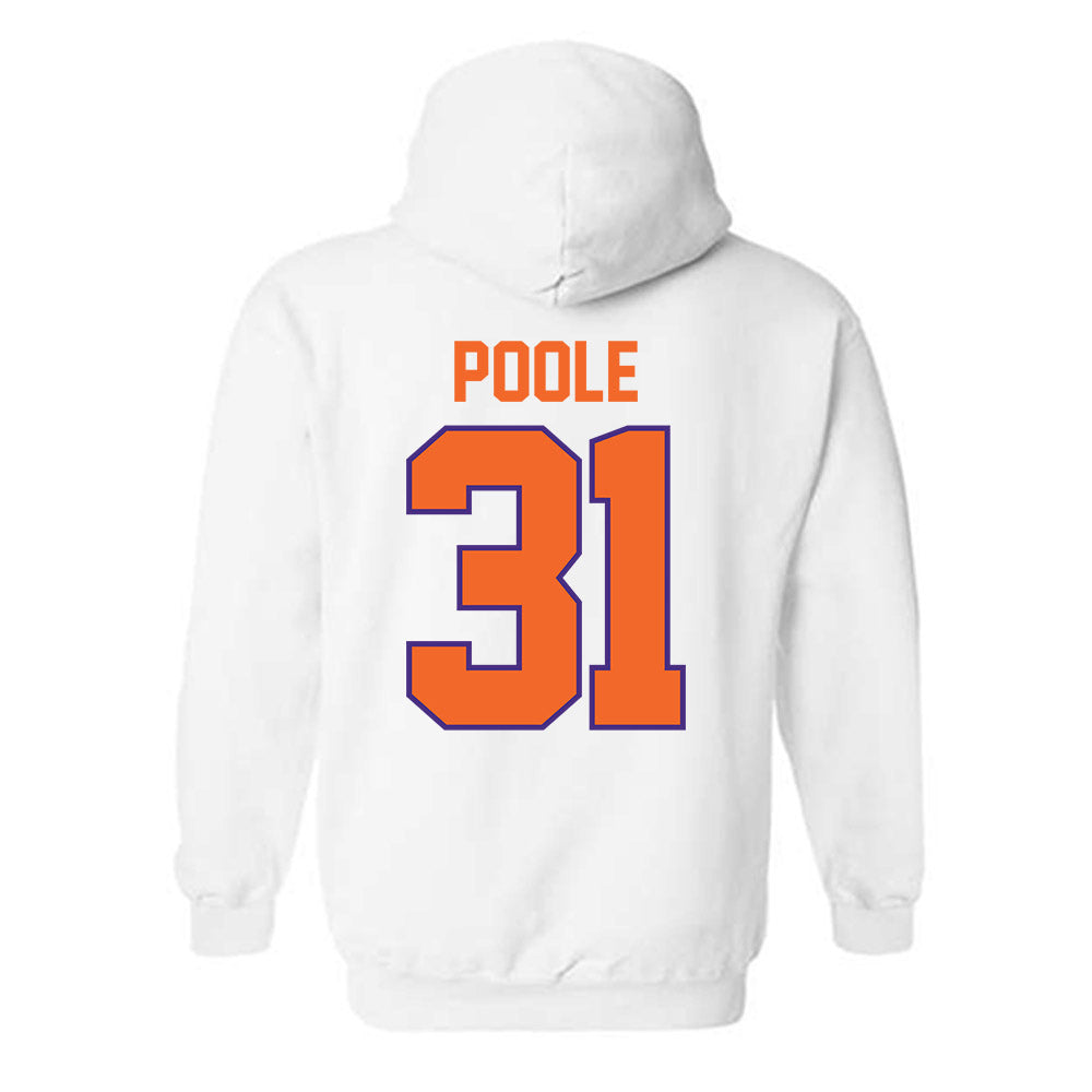 Clemson - NCAA Women's Basketball : Anya Poole - Classic Shersey Hooded Sweatshirt-1