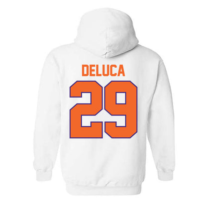 Clemson - NCAA Women's Lacrosse : Tessa DeLuca - Classic Shersey Hooded Sweatshirt-1