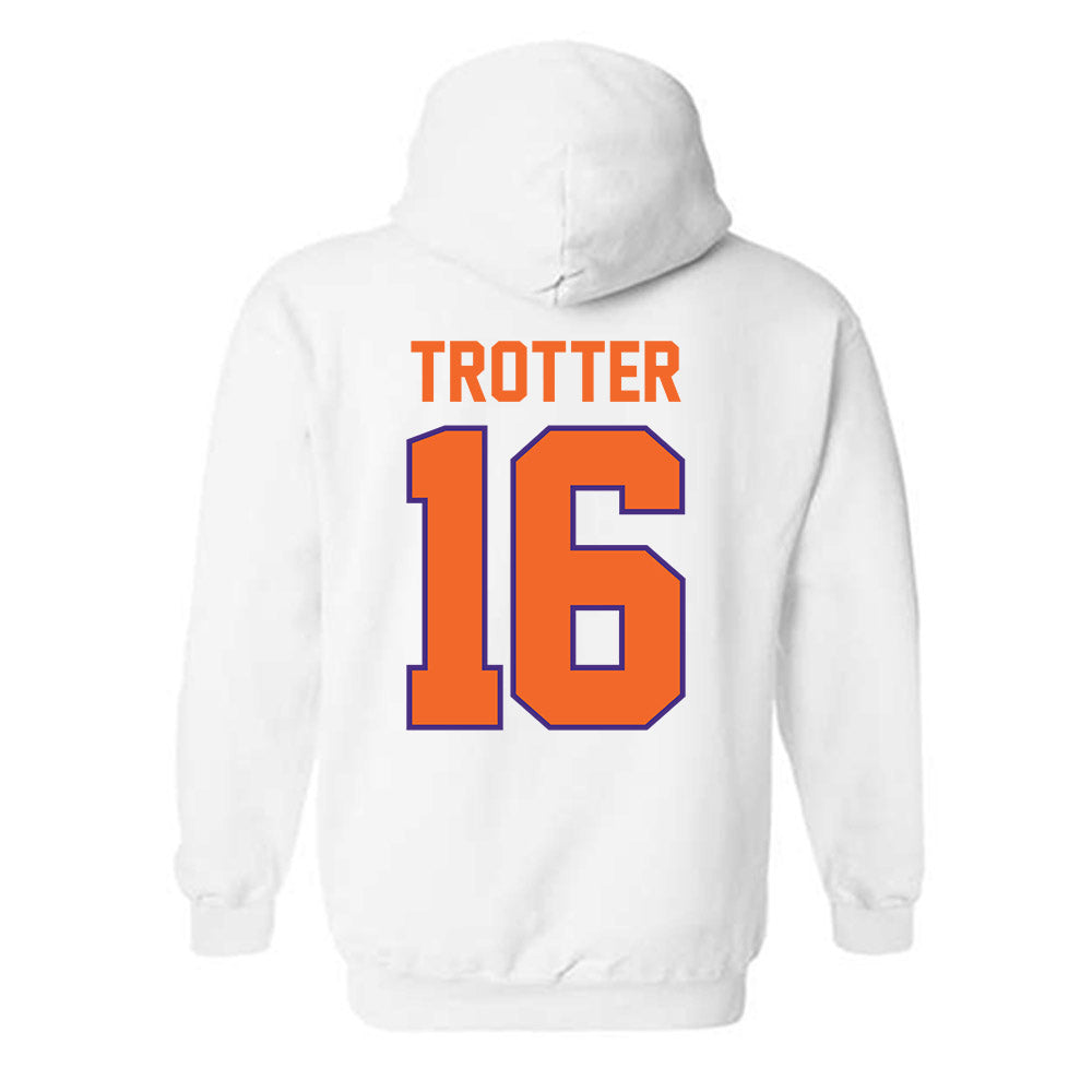 Clemson - NCAA Football : Cade Trotter - Classic Shersey Hooded Sweatshirt-1