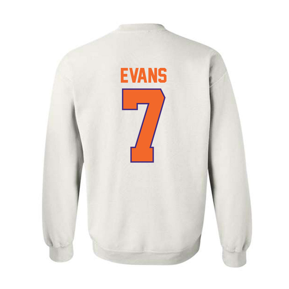 Clemson - NCAA Women's Basketball : Summah Evans - Classic Shersey Crewneck Sweatshirt-1