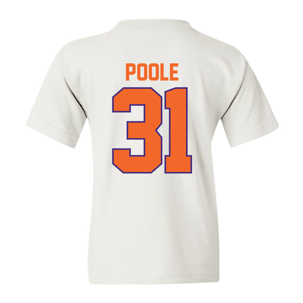 Clemson - NCAA Women's Basketball : Anya Poole - Classic Shersey Youth T-Shirt-1