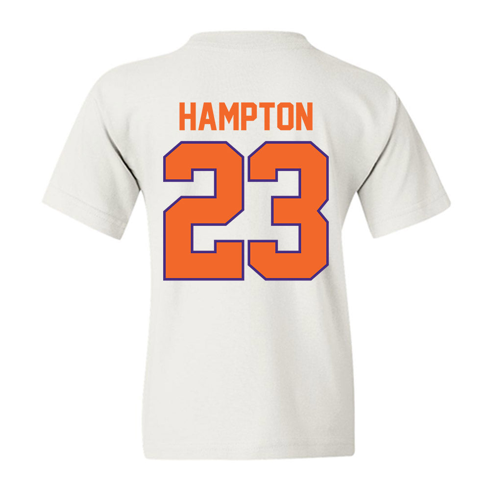 Clemson - NCAA Football : Ashton Hampton - Classic Shersey Youth T-Shirt-1