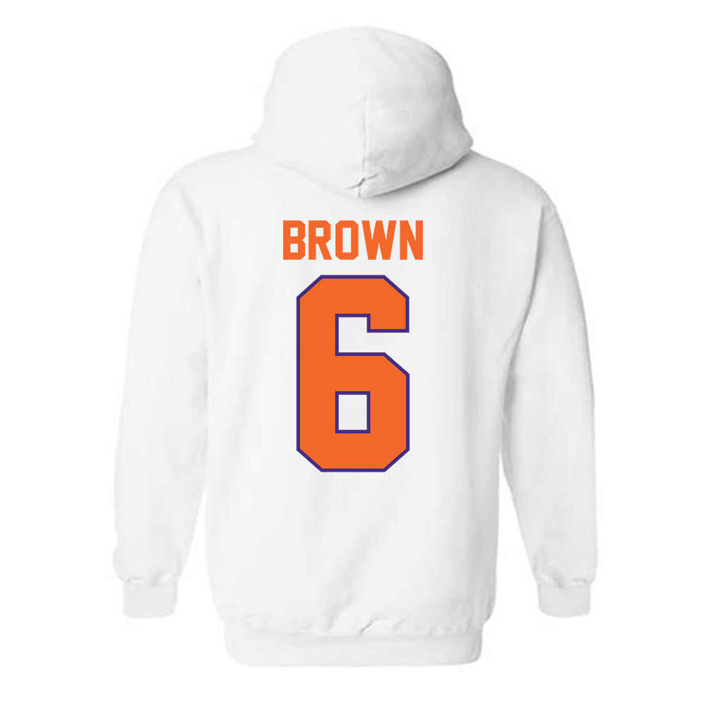 Clemson - NCAA Football : Tyler Brown - Classic Shersey Hooded Sweatshirt-1