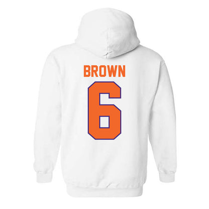 Clemson - NCAA Football : Tyler Brown - Classic Shersey Hooded Sweatshirt-1