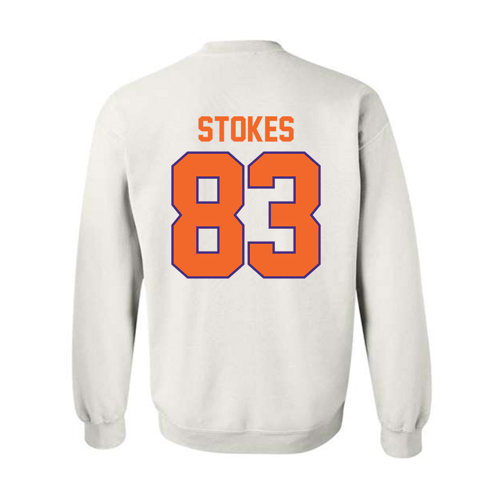 Clemson - NCAA Football : Ethan Stokes - Classic Shersey Crewneck Sweatshirt-1