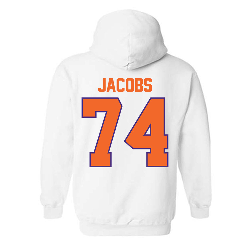 Clemson - NCAA Football : Brayden Jacobs - Classic Shersey Hooded Sweatshirt-1
