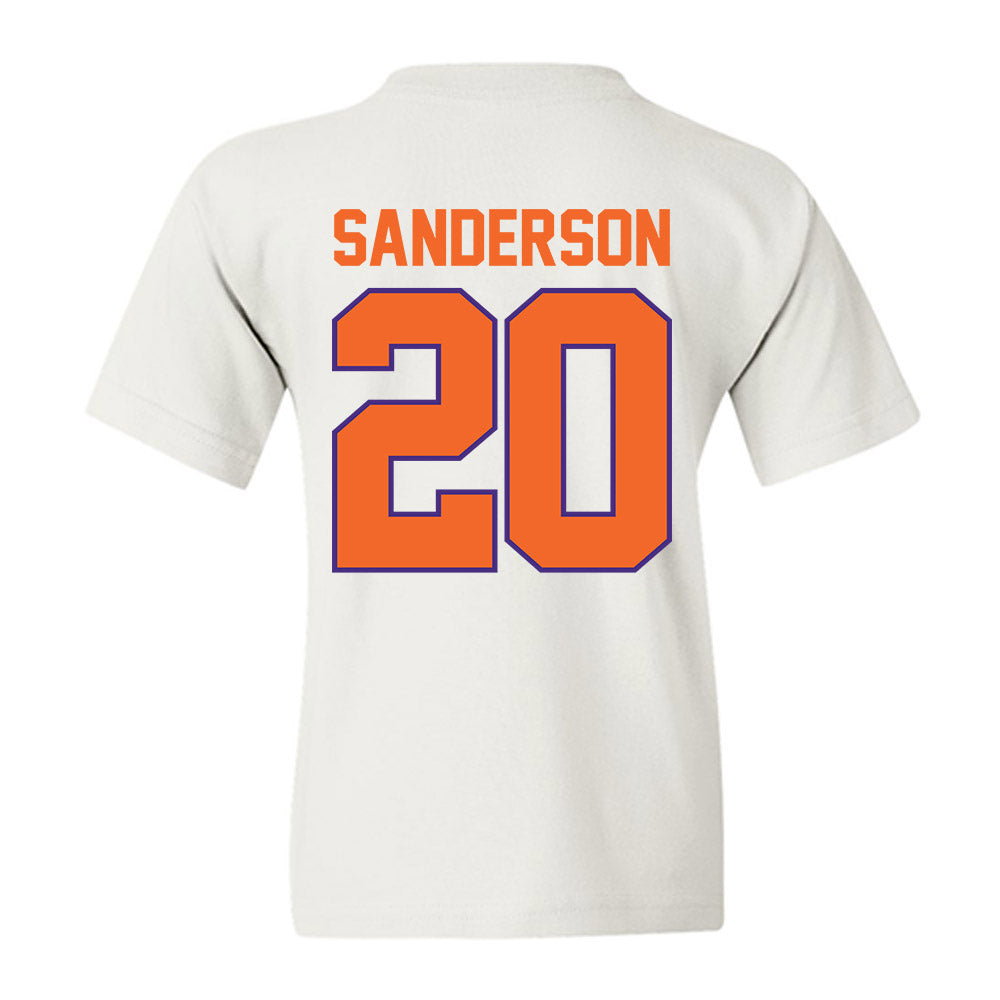 Clemson - NCAA Football : Clark Sanderson - Classic Shersey Youth T-Shirt-1