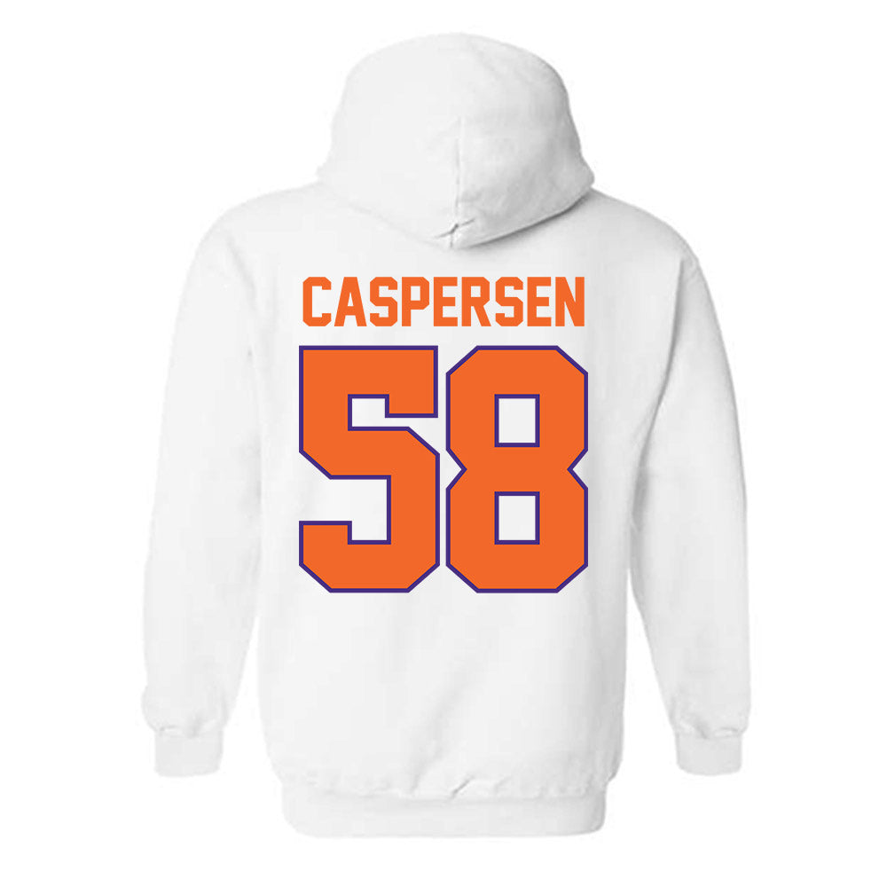 Clemson - NCAA Football : Holden Caspersen - Classic Shersey Hooded Sweatshirt-1