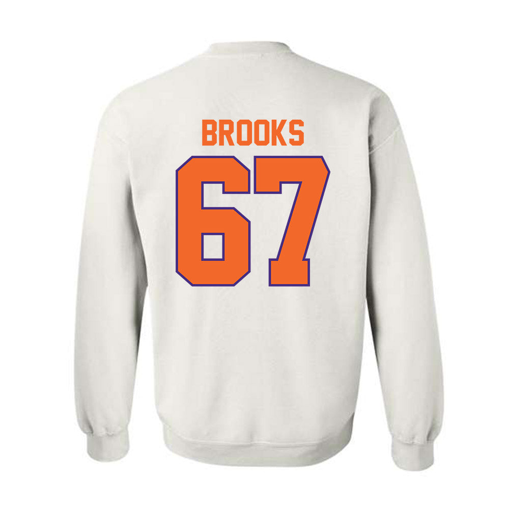 Clemson - NCAA Football : Nathan Brooks - Classic Shersey Crewneck Sweatshirt-1