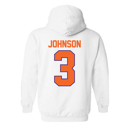 Clemson - NCAA Softball : Kylee Johnson - Classic Shersey Hooded Sweatshirt-1