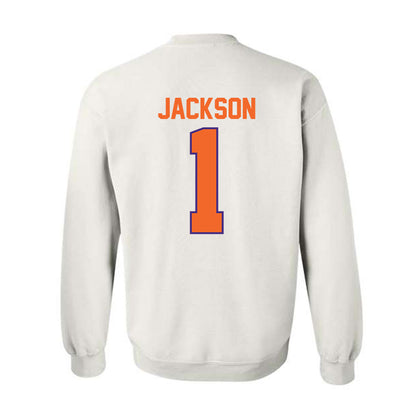 Clemson - NCAA Women's Basketball : Amaia Jackson - Classic Shersey Crewneck Sweatshirt-1