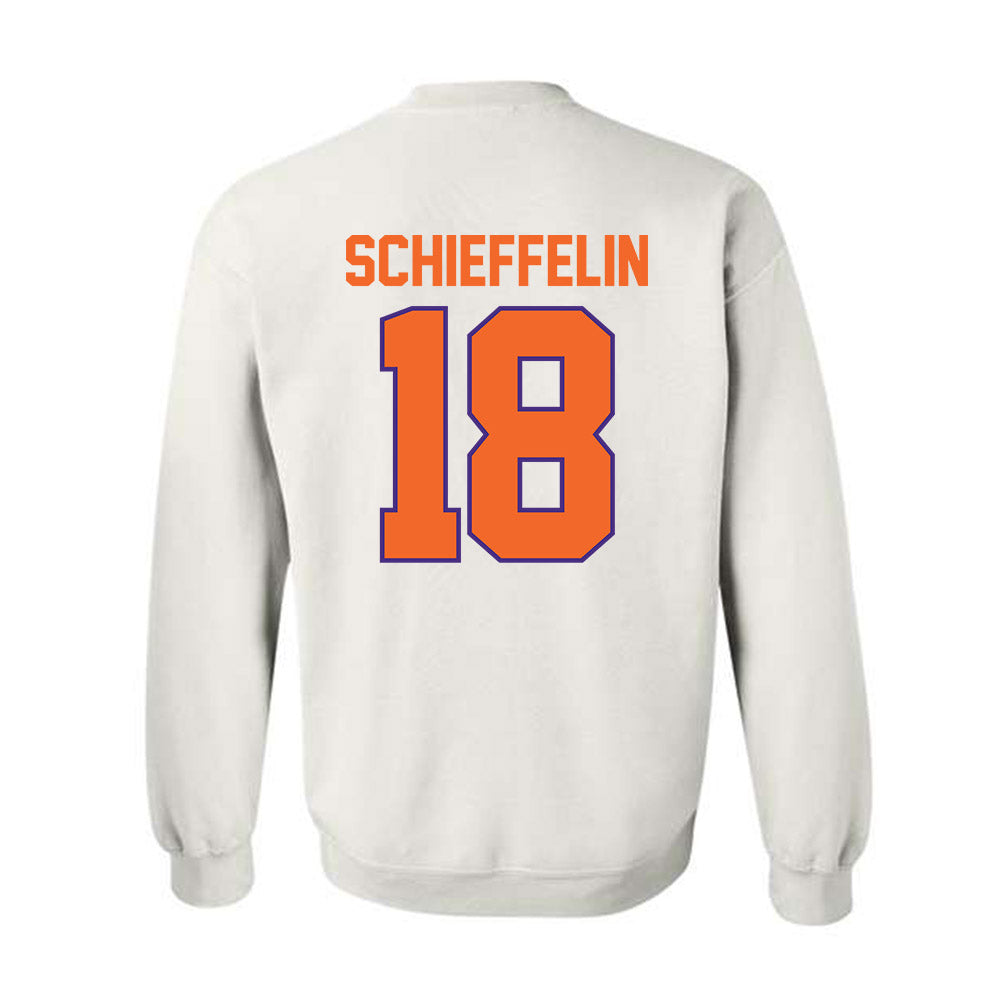 Clemson - NCAA Football : Ian Schieffelin - Classic Shersey Crewneck Sweatshirt-1