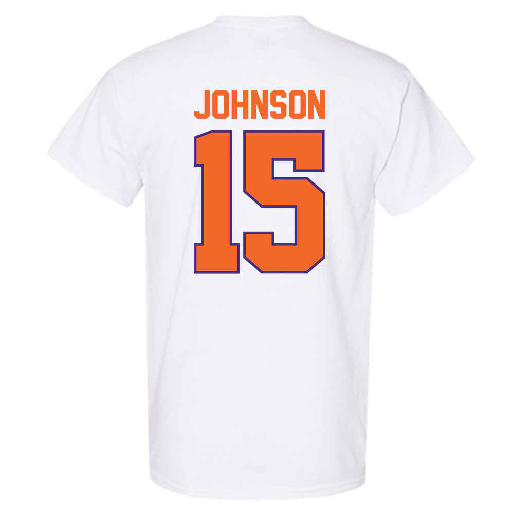 Clemson - NCAA Women's Soccer : Ella Johnson - Classic Shersey T-Shirt-1