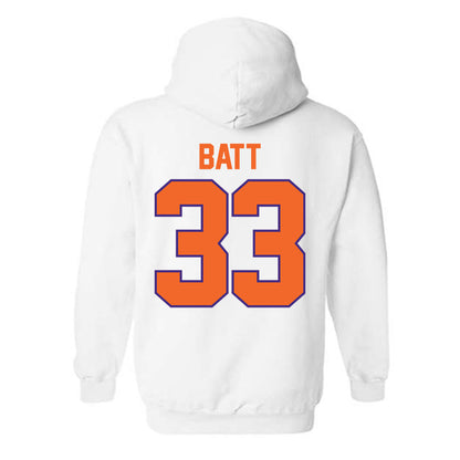 Clemson - NCAA Football : Griffin Batt - Classic Shersey Hooded Sweatshirt-1