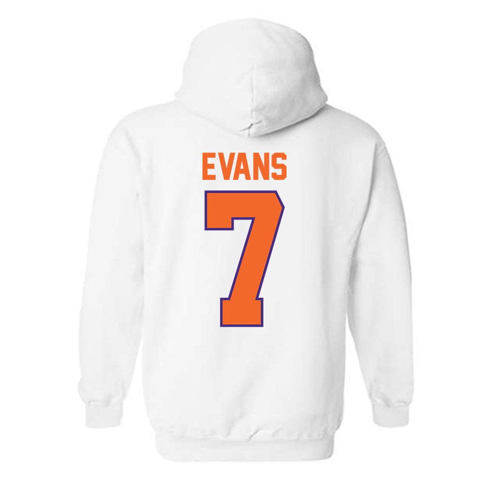 Clemson - NCAA Women's Basketball : Summah Evans - Classic Shersey Hooded Sweatshirt-1
