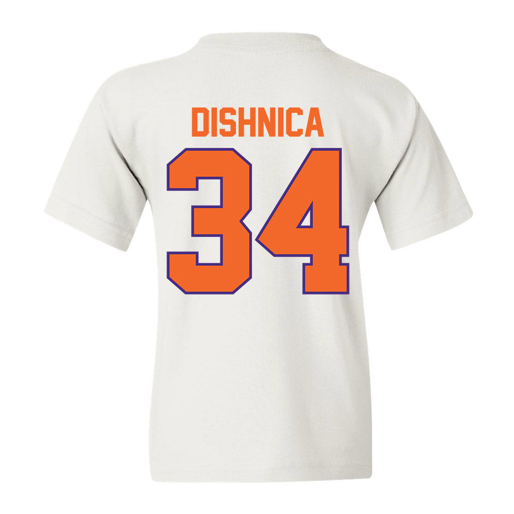 Clemson - NCAA Men's Soccer : Samir Dishnica - Classic Shersey Youth T-Shirt