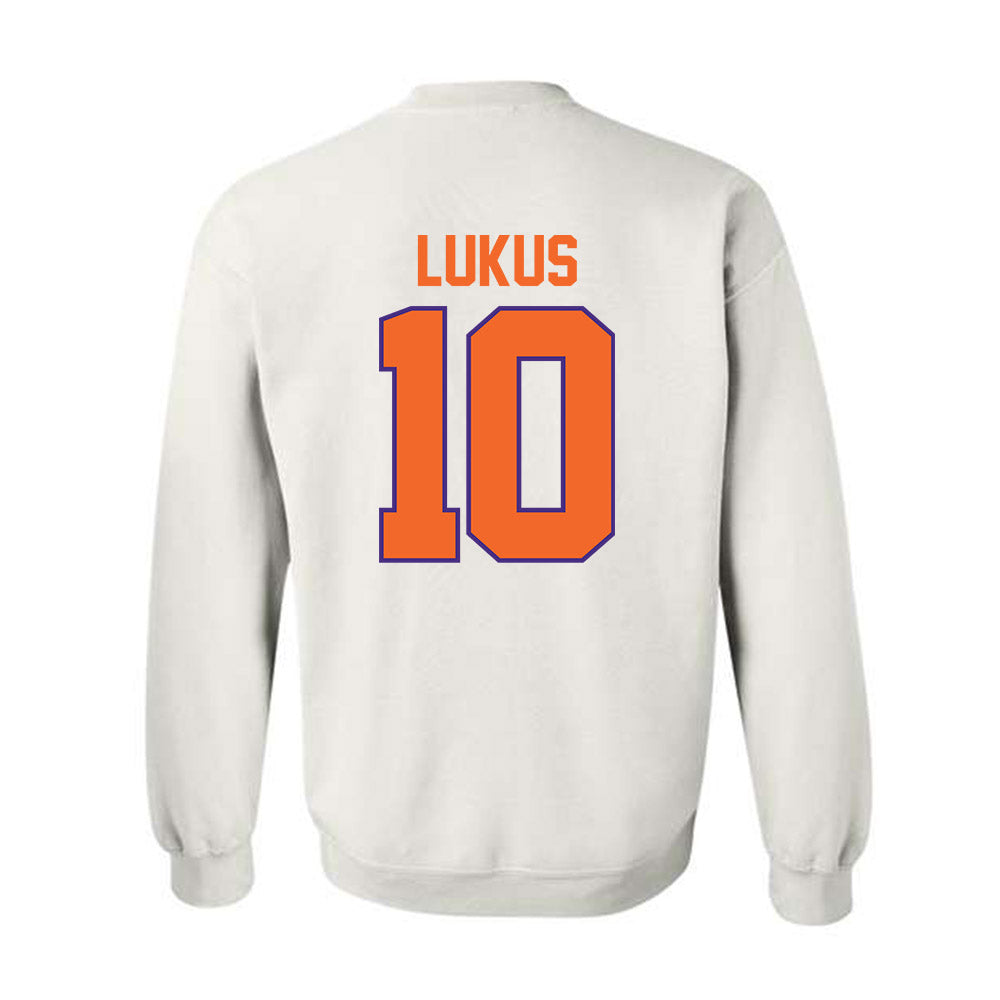Clemson - NCAA Football : Jeadyn Lukus - Classic Shersey Crewneck Sweatshirt-1