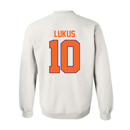 Clemson - NCAA Football : Jeadyn Lukus - Classic Shersey Crewneck Sweatshirt-1