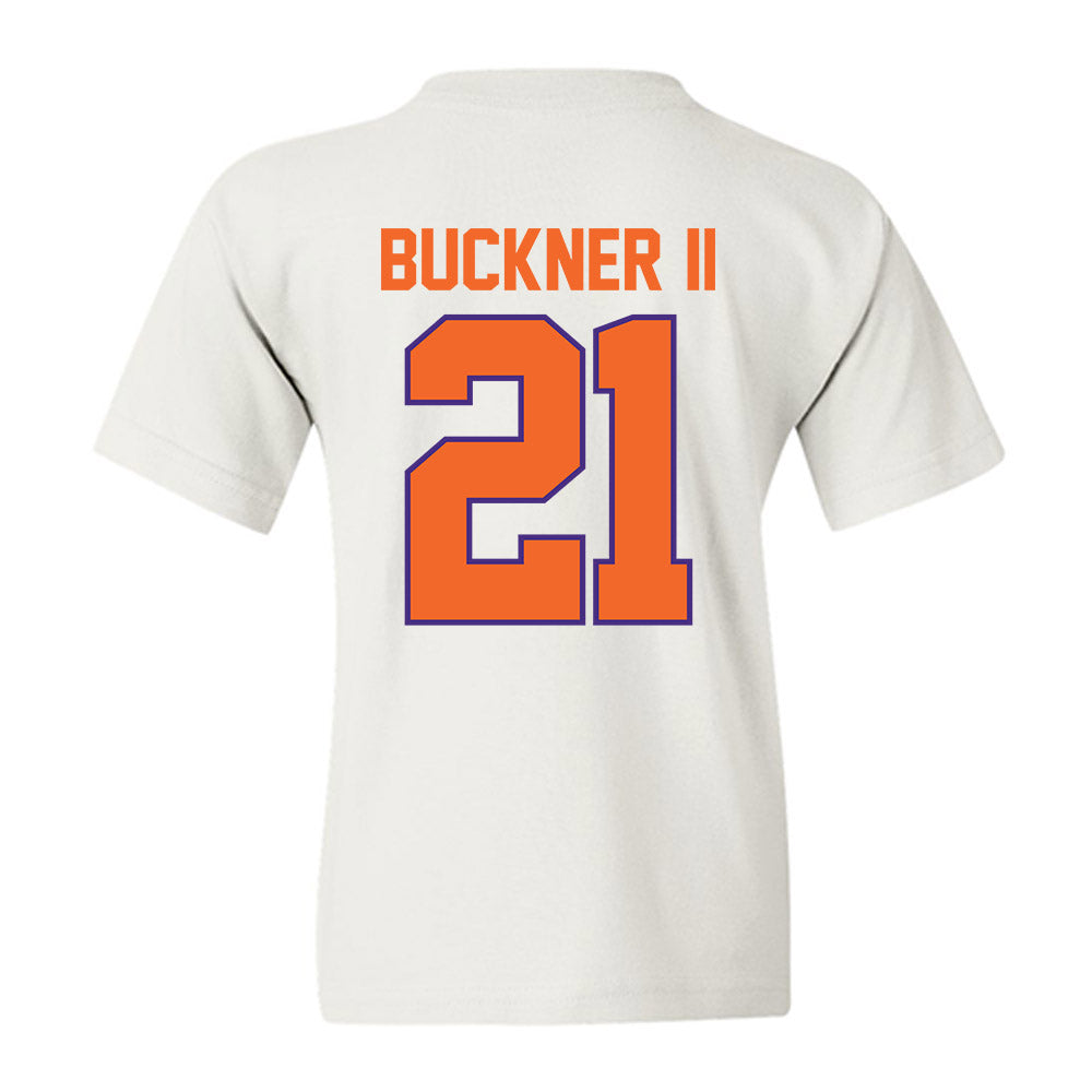 Clemson - NCAA Men's Basketball : Ace Buckner II - Classic Shersey Youth T-Shirt-1