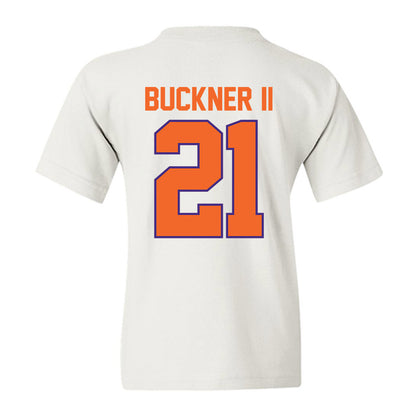 Clemson - NCAA Men's Basketball : Ace Buckner II - Classic Shersey Youth T-Shirt-1