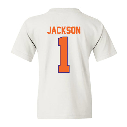 Clemson - NCAA Women's Basketball : Amaia Jackson - Classic Shersey Youth T-Shirt-1