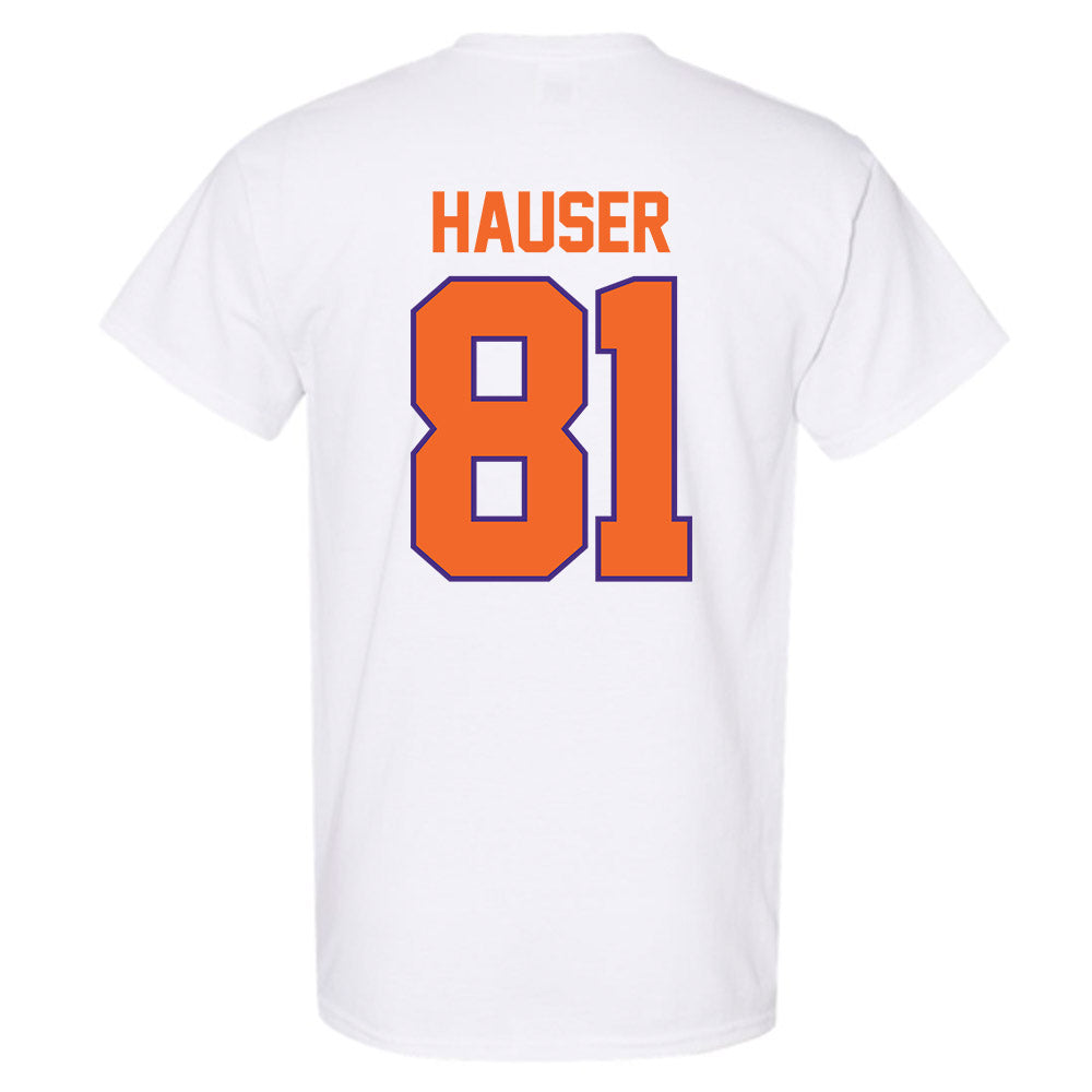 Clemson - NCAA Football : Nolan Hauser - Classic Shersey T-Shirt-1