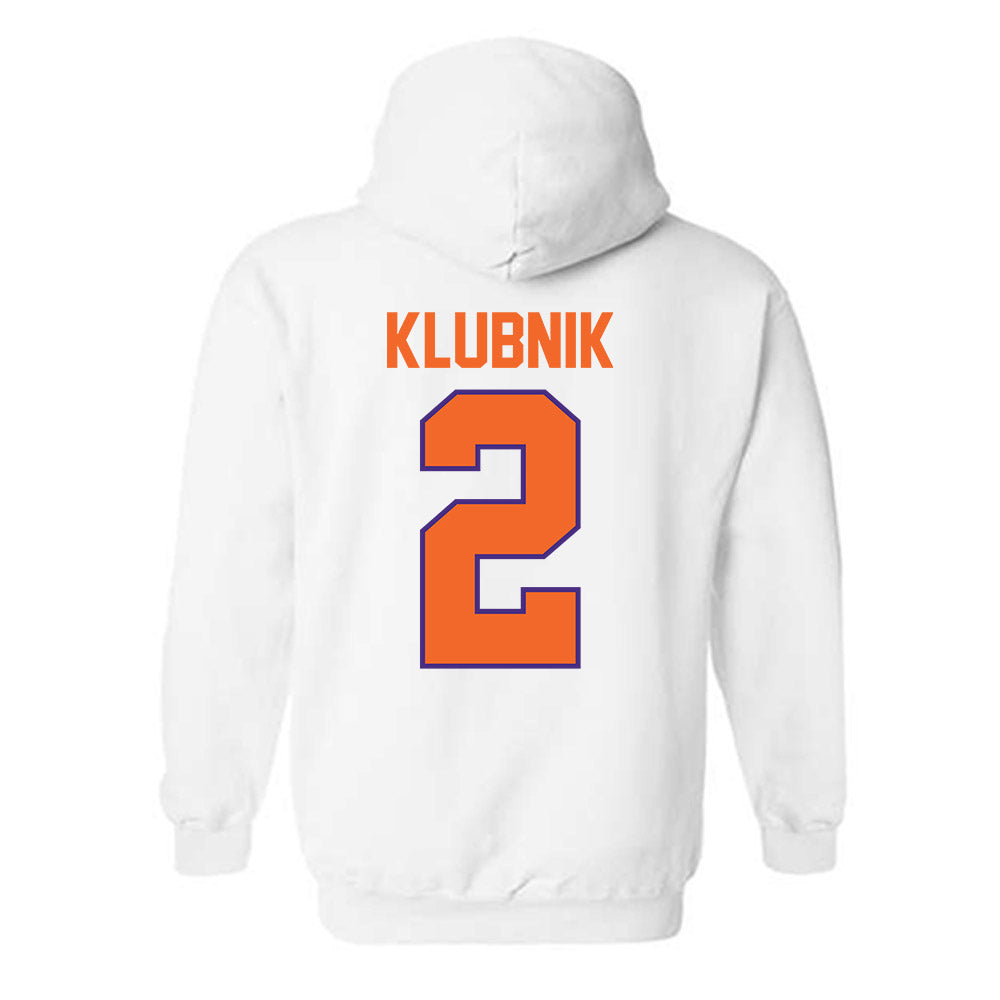 Clemson - NCAA Football : Cade Klubnik - Classic Shersey Hooded Sweatshirt-1