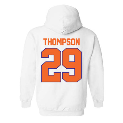 Clemson - NCAA Women's Soccer : Jordan Thompson - Classic Shersey Hooded Sweatshirt-1