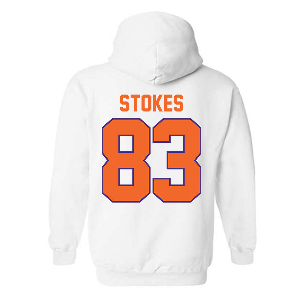 Clemson - NCAA Football : Ethan Stokes - Classic Shersey Hooded Sweatshirt-1